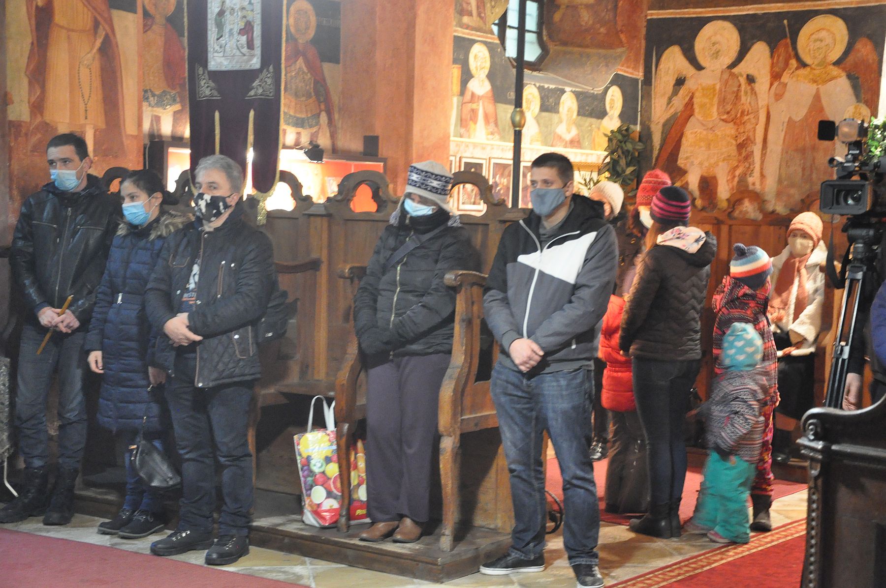 Szentesti ünnepi vecsernye a Rác utcai ortodox templomban
